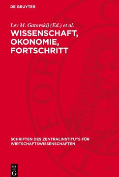 Wissenschaft, Okonomie, Fortschritt