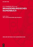 Brandenburgisches Namenbuch, Teil 6, Die Ortsnamen der Prignitz