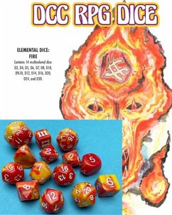 DCC RPG Dice Set Elemental Dice: Fire - Stroh, Harley