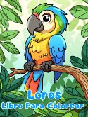 Libro Para Colorear de Loros