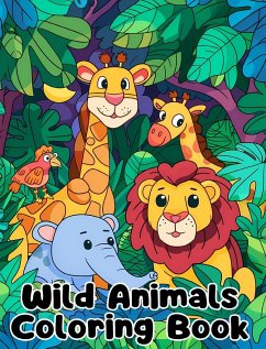 Wild Animals Coloring Book - Sauseda, Sancha