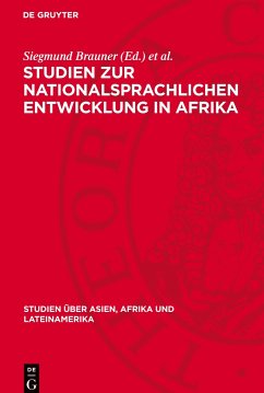 Studien zur nationalsprachlichen Entwicklung in Afrika