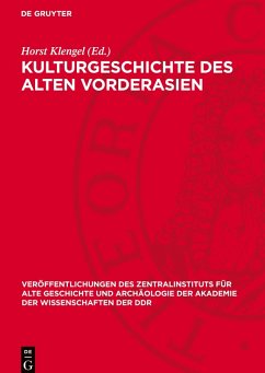 Cover Kulturgeschichte des alten Vorderasien