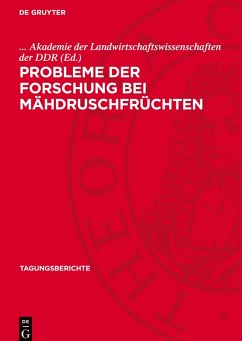 Probleme der Forschung bei Mähdruschfrüchten