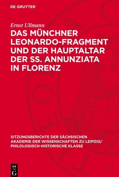 Cover Das Münchner Leonardo-Fragment und der Hauptaltar der SS. Annunziata in Florenz
