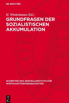 Grundfragen der sozialistischen Akkumulation