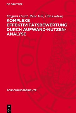 Cover Komplexe Effektivitätsbewertung durch Aufwand-Nutzen-Analyse