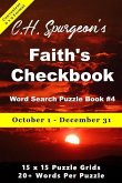 C. H. Spurgeon's Faith Checkbook Word Search Puzzle Book #4