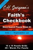 C. H. Spurgeon's Faith Checkbook Word Search Puzzle Book #3