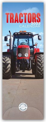 Tractors - Traktoren 2025 - Slimline-Kalender - Carousel Calendar