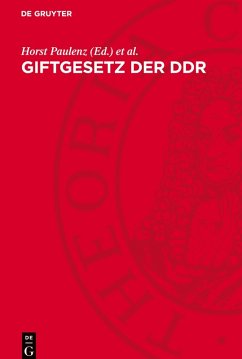 Cover Giftgesetz der DDR