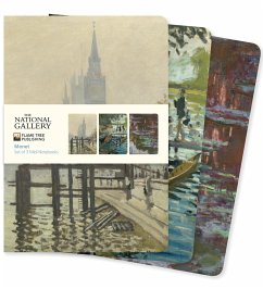 National Gallery: Monet Set of 3 MIDI Notebooks - Flame Tree Publishing