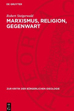 Cover Marxismus, Religion, Gegenwart