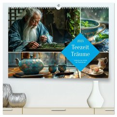 Teezeit Träume (hochwertiger Premium Wandkalender 2025 DIN A2 quer), Kunstdruck in Hochglanz - Calvendo;Waurick, Kerstin