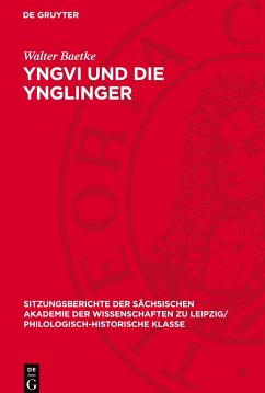 Yngvi und die Ynglinger - Baetke, Walter