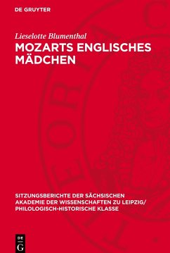 Mozarts englisches Mädchen - Blumenthal, Lieselotte