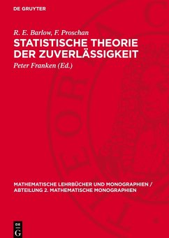 Cover Statistische Theorie der Zuverlässigkeit