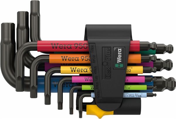 Wera 950/9 Hex-Plus Multicolour Imperial 3 Winkelschlüsselsatz Wera 950/9 Hex-Plus Multicolour Imperial 3 Winkelschlüsselsatz