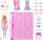 Barbie Traumkleiderschrank mit Puppe