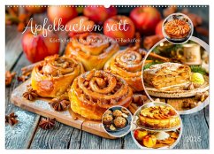 Apfelkuchen satt - Köstliche Kunstwerke aus dem KI-Backofen (Wandkalender 2025 DIN A2 quer), CALVENDO Monatskalender - Calvendo;Frost, Anja