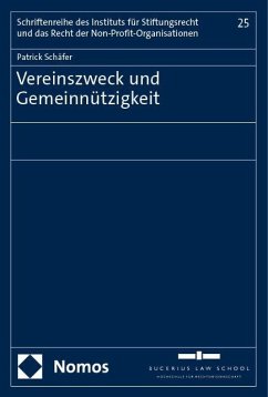 Vereinszweck und Gemeinnützigkeit - Schäfer, Patrick