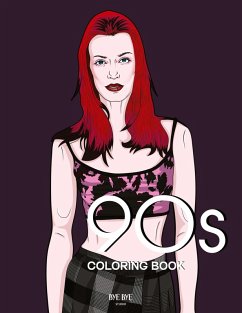 Cover 90s FASHION COLORING BOOK