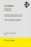 GI Edition Proceedings Band 343 &quote;Software Engineering 2024&quote;