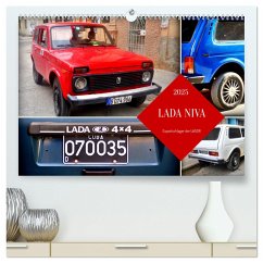 LADA NIVA - Exportschlager der UdSSR (hochwertiger Premium Wandkalender 2025 DIN A2 quer), Kunstdruck in Hochglanz