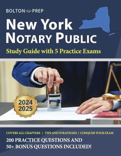 New York Notary Public Study Guide with 5 Practice Exams - Prep, Bolton