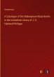 A Catalogue of the Shakespeare-Study... - Bild 1