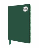 Racing Green Blank Artisan Notebook (Flame Tree Journals)