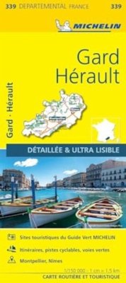 Cover Gard, Herault - Michelin Local Map 339