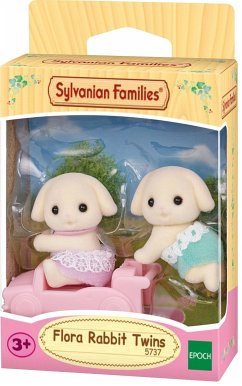 Cover Sylvanian Families 5737 - Flora Rabbit Twins, Kaninchen Zwillinge, Spieset