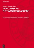 Pawlowsche Mittwochkolloquien, Band 3, Stenogramme der Jahre 1935 und 1936