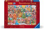 Ravensburger 12001267 - Chrismas Cookie Village, Weihnachtsplätzchendorf, Puzzle, 1000 Teile Ravensburger 12001267 - Chrismas Cookie Village, Weihnachtsplätzchendorf, Puzzle, 1000 Teile