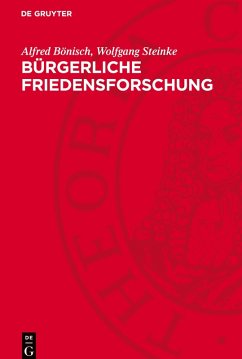 Cover Bürgerliche Friedensforschung
