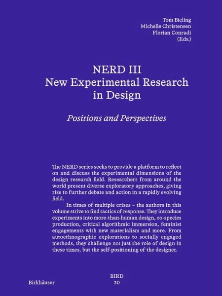 NERD III - New Experimental Research in Design NERD III - New Experimental Research in Design