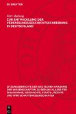 Zur Entwicklung der Verfassungsgeschichtsschreibung in Deutschland