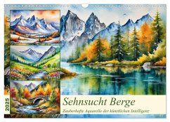 Sehnsucht Berge (Wandkalender 2025 DIN A3 quer), CALVENDO Monatskalender