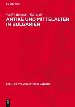 Cover Antike und Mittelalter in Bulgarien