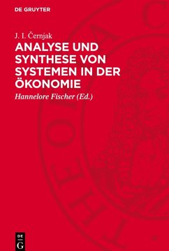 Cover Analyse und Synthese von Systemen in der Ökonomie