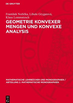 Cover Geometrie konvexer Mengen und konvexe Analysis