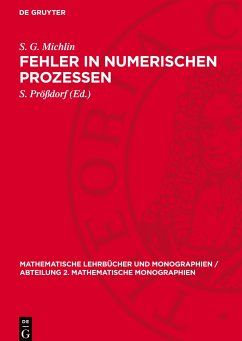 Fehler in numerischen Prozessen - Michlin, S. G.