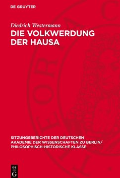 Cover Die Volkwerdung der Hausa