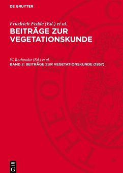 Beiträge zur Vegetationskunde, Band 2, Beiträge zur Vegetationskunde (1957)