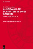 Ausgewählte Schriften in zwei Bänden, Band 1, Naturwissenschaften