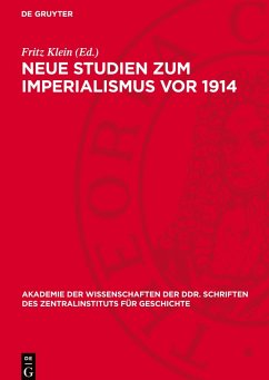Cover Neue Studien zum Imperialismus vor 1914