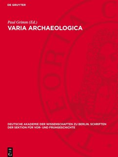 Cover Varia Archaeologica