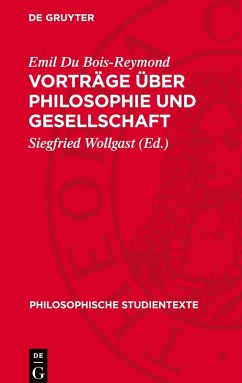 Cover Vorträge über Philosophie und Gesellschaft