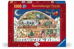 Ravensburger 12001268 - Santa's Workshop, Weihnachtsmann-Werkstatt, Puzzle, 1000 Teile
